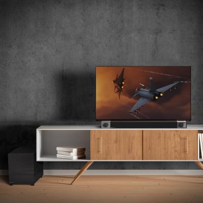 Klipsch Sound Bar and Wireless Subwoofer in Black - CINEMA400