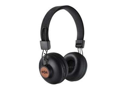 House of Marley Positive Vibration 2 On-Ear Bluetooth Headphones in Signature Black - EM-JH134-SB