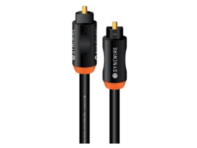 SyncWire Fiber Optic Superior Performance ToslinkTM Digital Audio Cable - SW-OPTI-12M