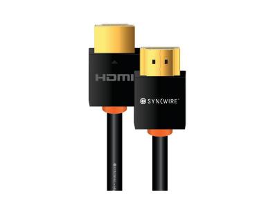 SyncWire Super-Slim High Speed HDMI Cables with Ethernet  - SW-HDMI-S-2M