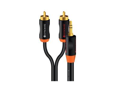 SyncWire 3.5mm Stereo Male to Stereo RCA Male MP3 Audio Cable - SW-MP3-1M