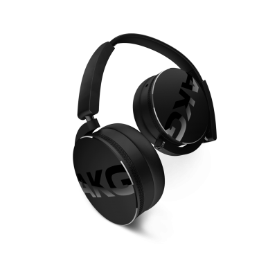 AKG On-ear headphones with in-line remote/mic Y50BLK