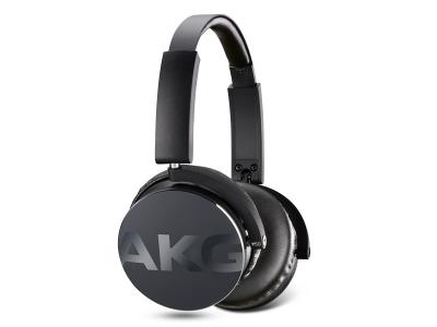 AKG On-ear headphones with in-line remote/mic Y50BLK