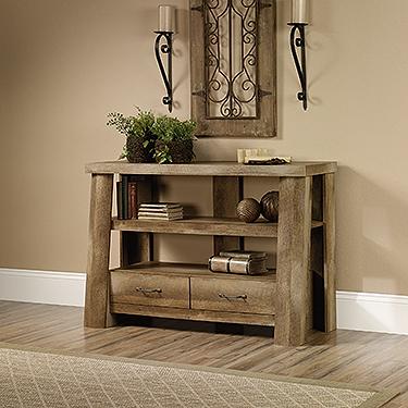 Sauder Boone Mountain Collection TV Stand Craftsman Oak finish SA-416971